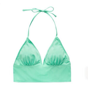 Ninety-Nine Degrees° Keyhole Apron Crop Tankini Swim Top Junior's Size XXL